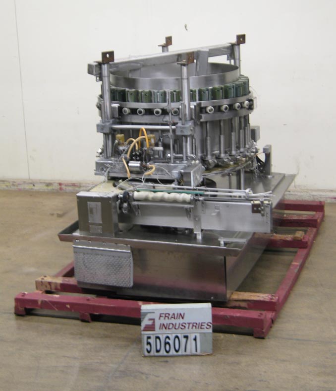 Hema #MR30, automatic, continuous motion, Stainless Steel, 30 head rotary filler, rated from 50-500 container - Image 1