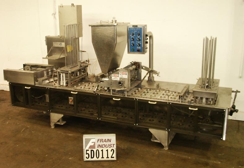 Holmatic /oystar / Oystar #PR3, automatic, Stainless Steel, 1 x 3 inline cup filler, with denest station, (3) - Image 1