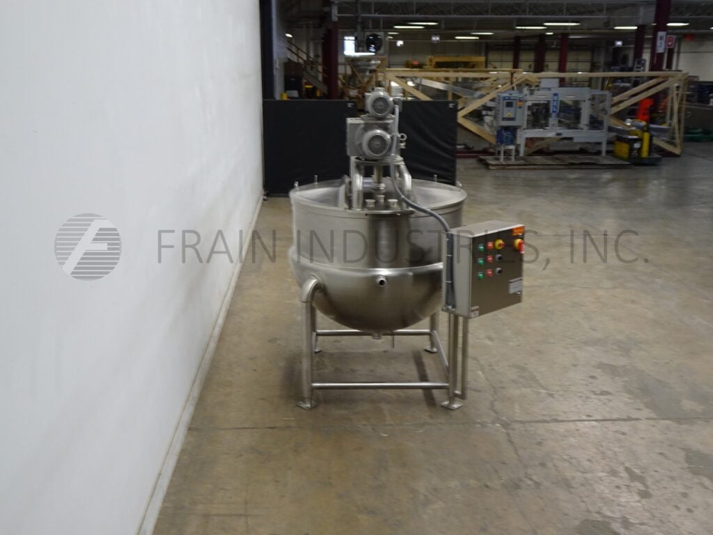 300 gallon Heritage Equipment Co #BCKETTLE300ASME-316, 316 Stainless Steel jacketed double motion kettle, 54" - Image 3