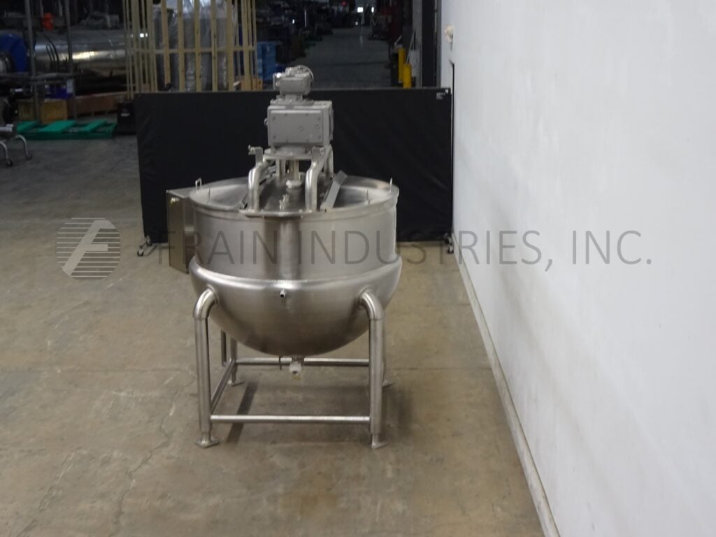 300 gallon Heritage Equipment Co #BCKETTLE300ASME-316, 316 Stainless Steel jacketed double motion kettle, 54" - Image 4