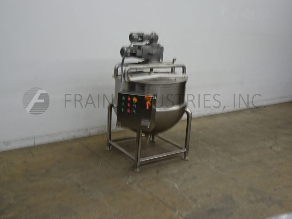 300 gallon Heritage Equipment Co #BCKETTLE300ASME-316, 316 Stainless Steel jacketed double motion kettle, 54" - Image 5