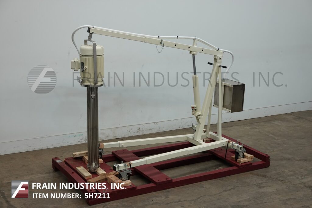 Ross #HDM110, mixer liquid disperser, high speed, high shear, batch mixer, 10 HP, mounted on locking casters - Image 1