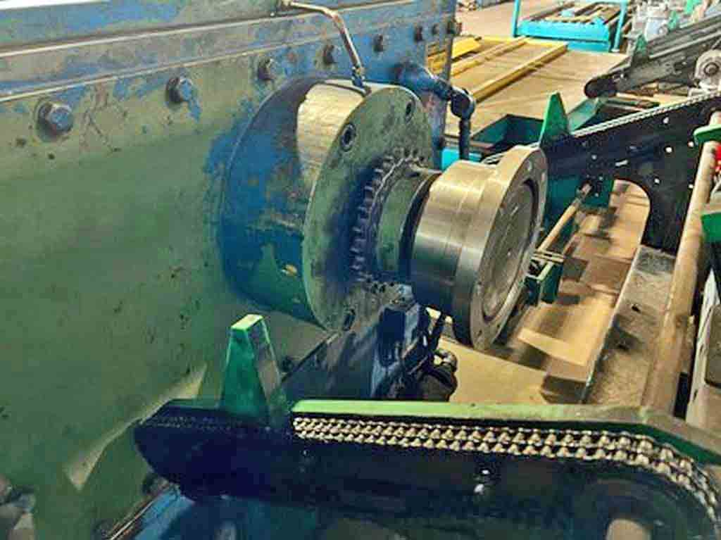 Pinion Box, Herr Voss, 19 rolls, for 72" x 3.50" diameter Roll leveler, 150 HP capacity, rebuilt 2021 - Image 4