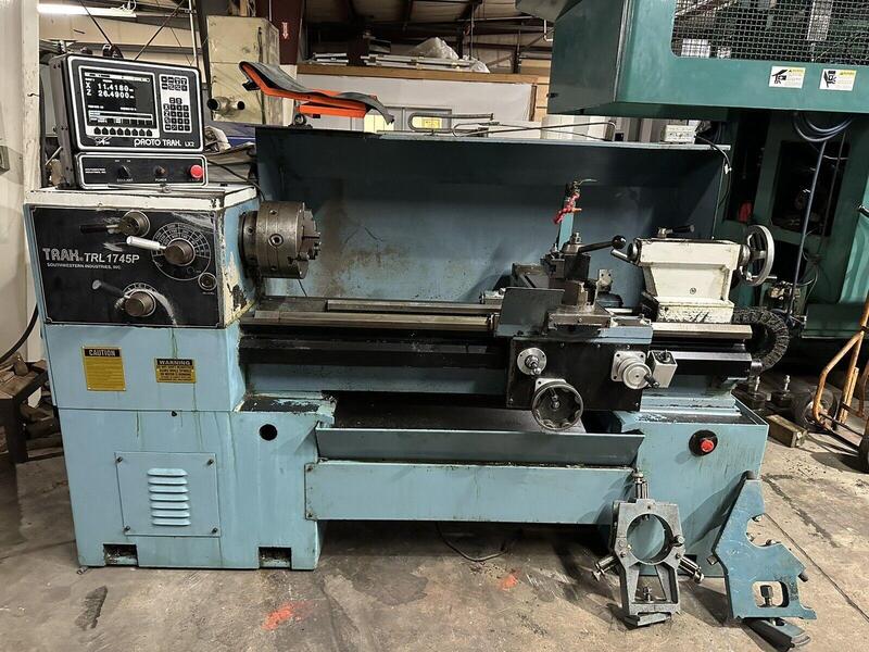 Southwestern Industries #Trak-TRL-1745P, CNC Lathe, 17.6" swing, 45" centers, S/N 95-7105, 1997 - Image 1