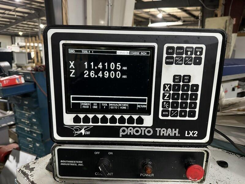 Southwestern Industries #Trak-TRL-1745P, CNC Lathe, 17.6" swing, 45" centers, S/N 95-7105, 1997 - Image 8
