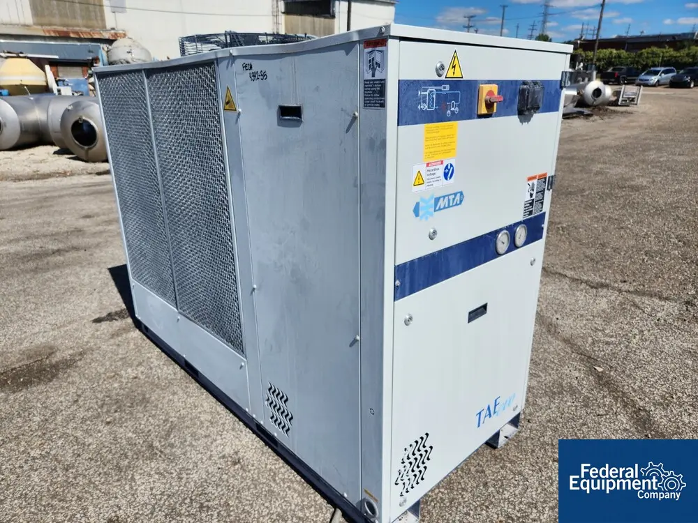 7.6 Ton, MTA #TAE-EVO-081, Chiller, air cooled, R407c refrigerant, 20 hp pump, 460 volts, 3 phase, serial# - Image 1