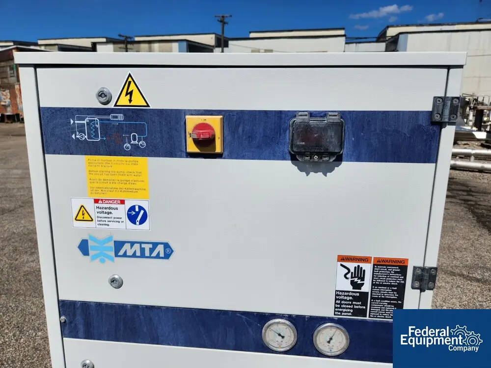 7.6 Ton, MTA #TAE-EVO-081, Chiller, air cooled, R407c refrigerant, 20 hp pump, 460 volts, 3 phase, serial# - Image 6