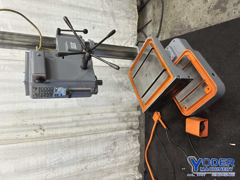 22" Solberga #SE725 Round Column, single spindle drill, 4-1/2" stroke, 14" x14" table, 2 HP - Image 4