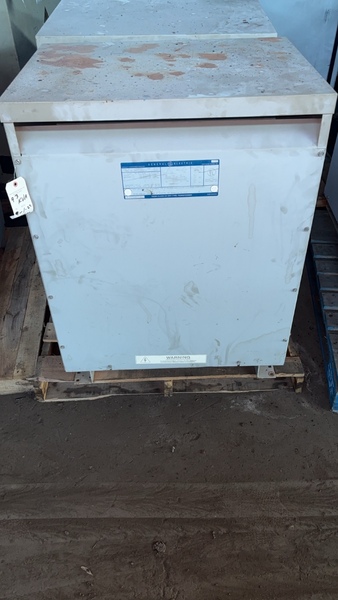 93 KVA 460 Primary, 460Y/265 Secondary, General Electric, w/taps, Drive Isolation - Image 1
