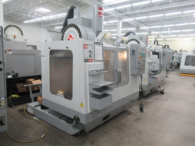 Haas #VM-2, CNC vertical machining center w/4th Axis drive, chip auger, coolant system, rigid tapping - Image 3