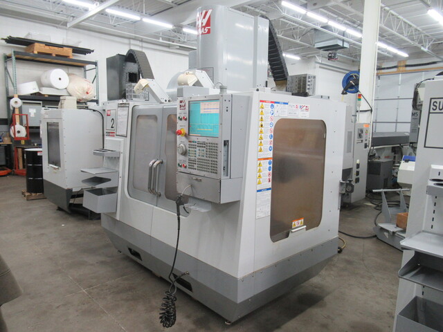 Haas #VM-2, CNC vertical machining center w/4th Axis drive, chip auger, coolant system, rigid tapping - Image 4