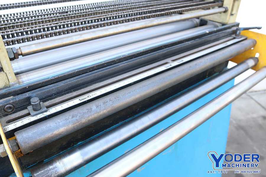 30" x .04" PA Industries #SSS-317, straightener, 7 rolls, 2.4" roll diameter, entry & exit pinch rolls, 2000 - Image 6