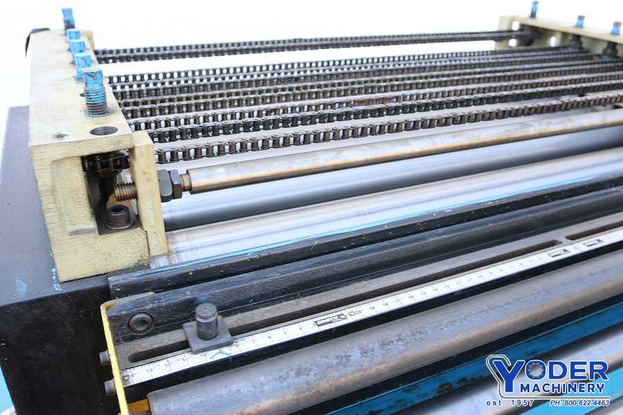 30" x .04" PA Industries #SSS-317, straightener, 7 rolls, 2.4" roll diameter, entry & exit pinch rolls, 2000 - Image 7