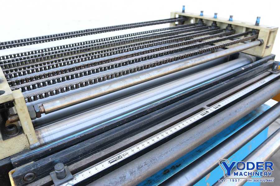 30" x .04" PA Industries #SSS-317, straightener, 7 rolls, 2.4" roll diameter, entry & exit pinch rolls, 2000 - Image 8