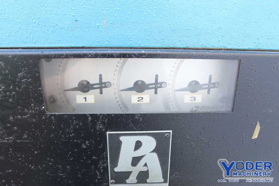 30" x .04" PA Industries #SSS-317, straightener, 7 rolls, 2.4" roll diameter, entry & exit pinch rolls, 2000 - Image 9