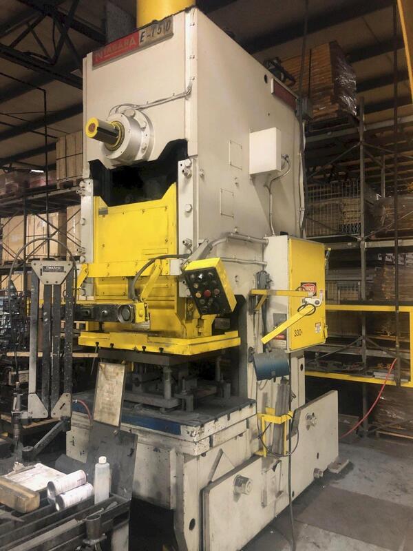 150 Ton, Niagara #E150, OBI press, 6" stroke, 20.5" Shut Height, 6" ram adj., 50" x30"bed, 40 SPM, air clutch - Image 2