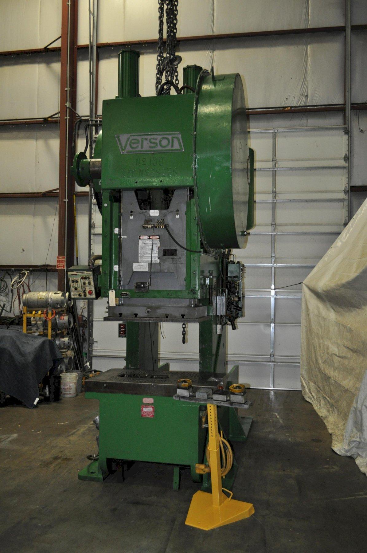 150 Ton, Verson #150-OBI, OBI press, 8" stroke, 22" Shut Height, 6" ram adj., 35 SPM, 50" x30"bed, air clutch - Image 3