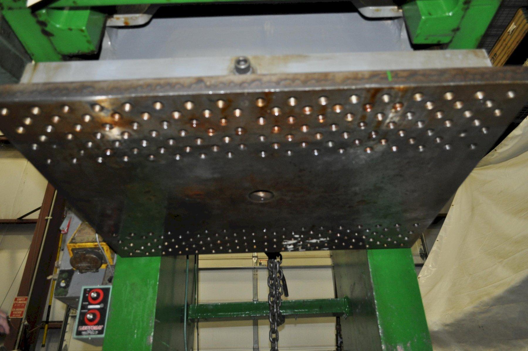 150 Ton, Verson #150-OBI, OBI press, 8" stroke, 22" Shut Height, 6" ram adj., 35 SPM, 50" x30"bed, air clutch - Image 5