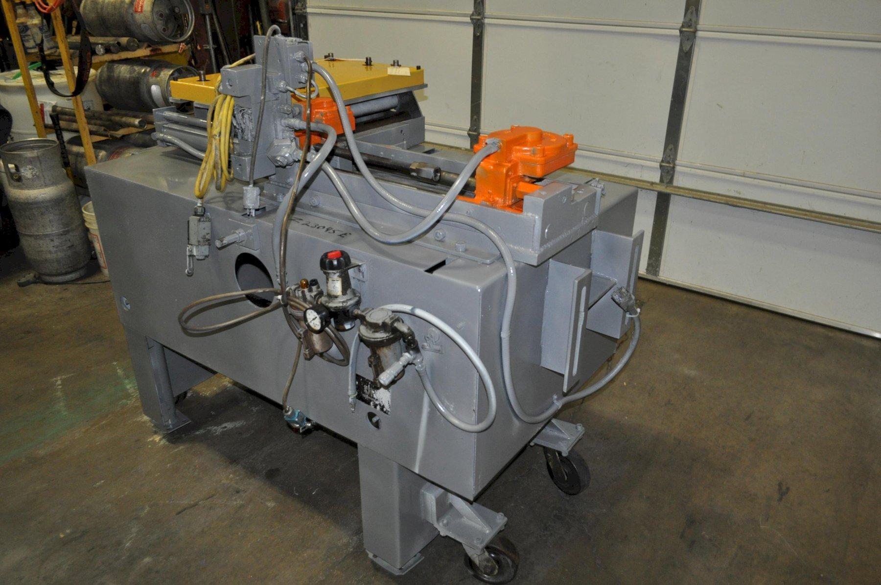 18" x .09" Air Feeds #AF-1, air feeder straightener, 12" stroke, adj height cabinet, 5-roll straightener - Image 2