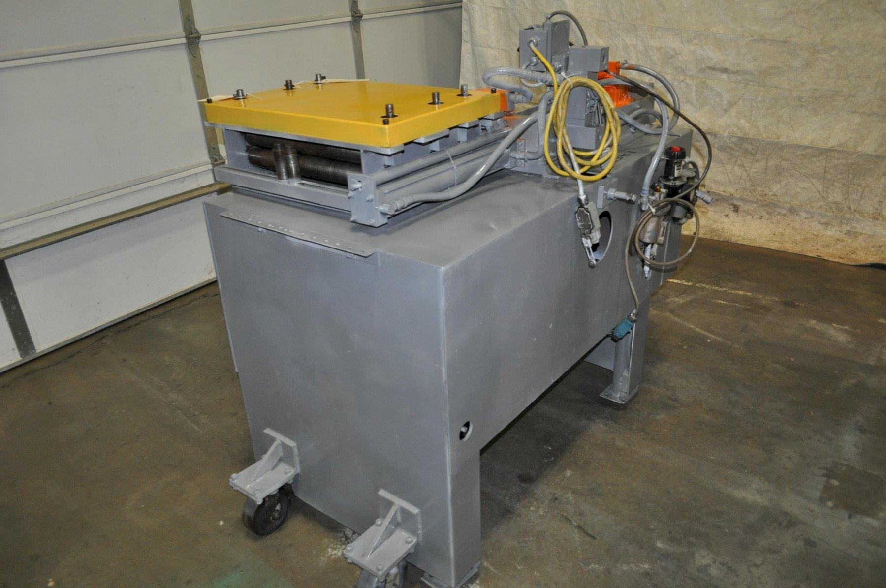 18" x .09" Air Feeds #AF-1, air feeder straightener, 12" stroke, adj height cabinet, 5-roll straightener - Image 3