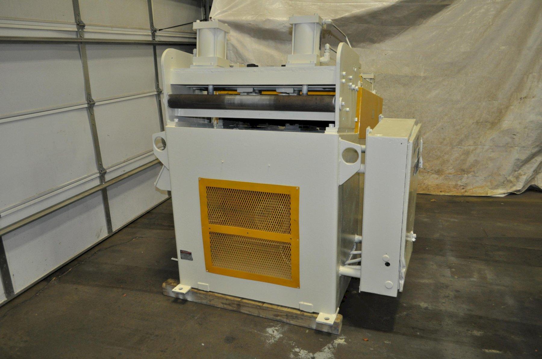 30" x .125" Perfecto #28-30-9, 9-roll straightener, 200 FPM, entry & exit pinch rolls w/ air lift - Image 5