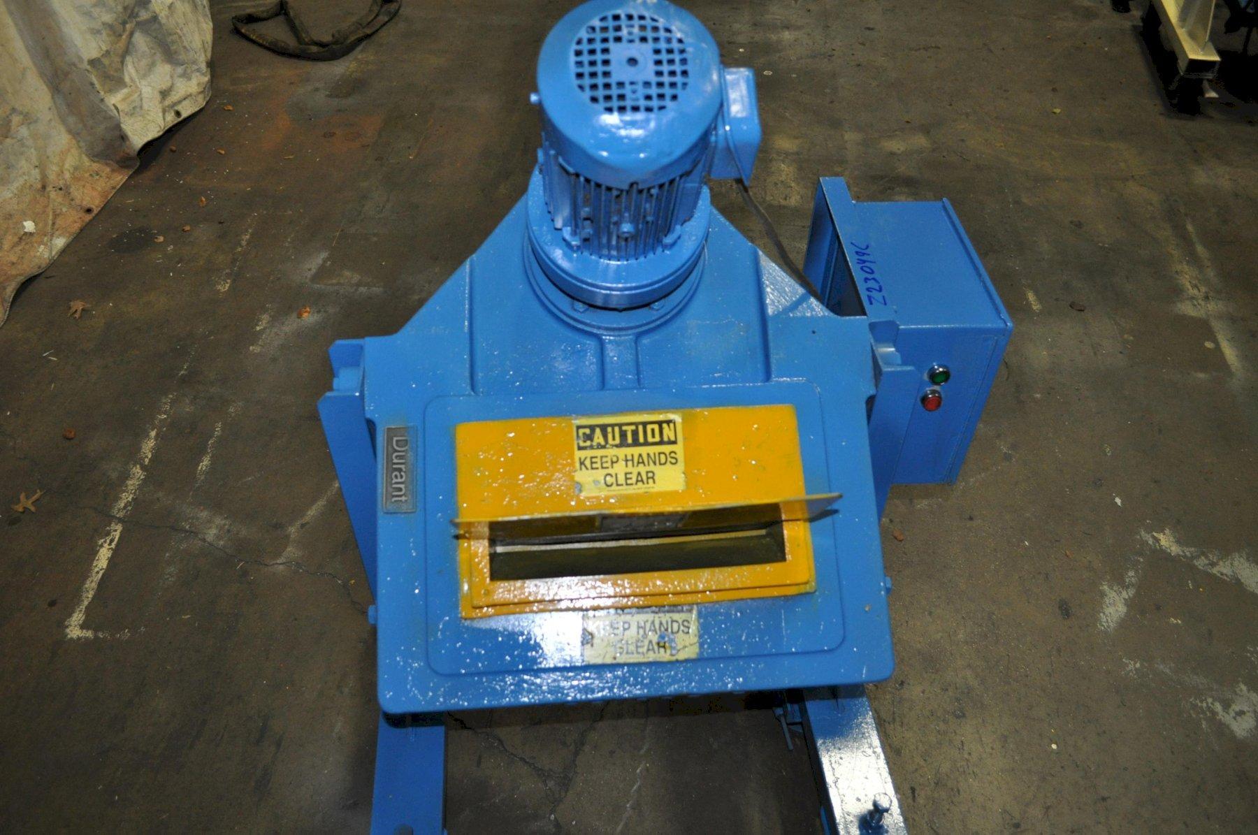 Durant #MSC-300-J, scrap chopper, 11.75" x .092" capacity, tiltable - Image 1