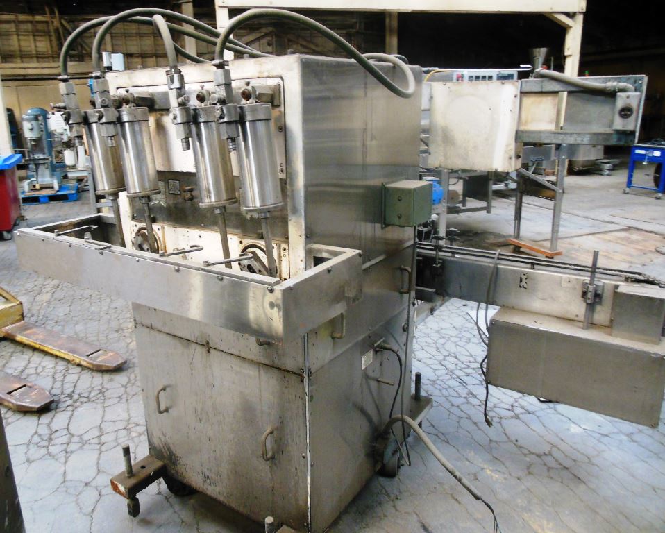 Filamatic #CVKM-300-1, Piston Filler, (4) pistons w/1000 centers or 1 liter capacity each, 460 V - Image 3