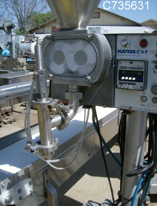 GEI, Controlled Volume Filler, Stainless Steel, 20" diameter Hopper infeed, 1" diameter Discharge spout, 250 V - Image 3