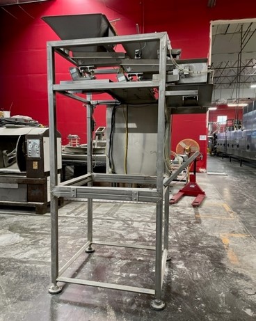 Powell Systems Inc #F-TO1-B, Weigh Filler, Stainless Steel, 6' H discharge, vibratory feeder, ratio packer - Image 4