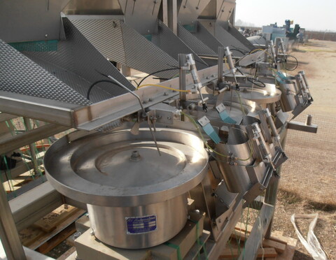 Action Pac, Weigh Filler & Sorter, Stainless Steel, (4) 18" diameter Weigh scale dimpled buckets - Image 2
