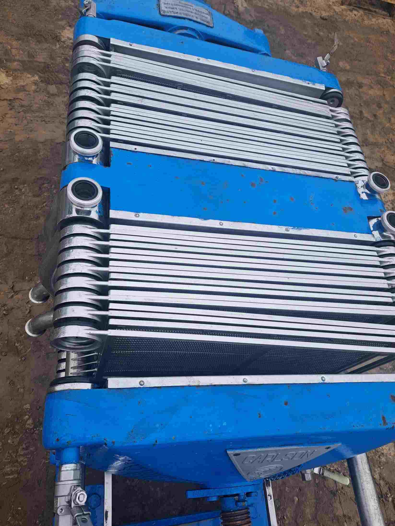 23" x 24" John John Carlson Ltd Ltd, Plate & Frame Filter, Stainless Steel, 1/2" thick, (18) plates, (17) - Image 4