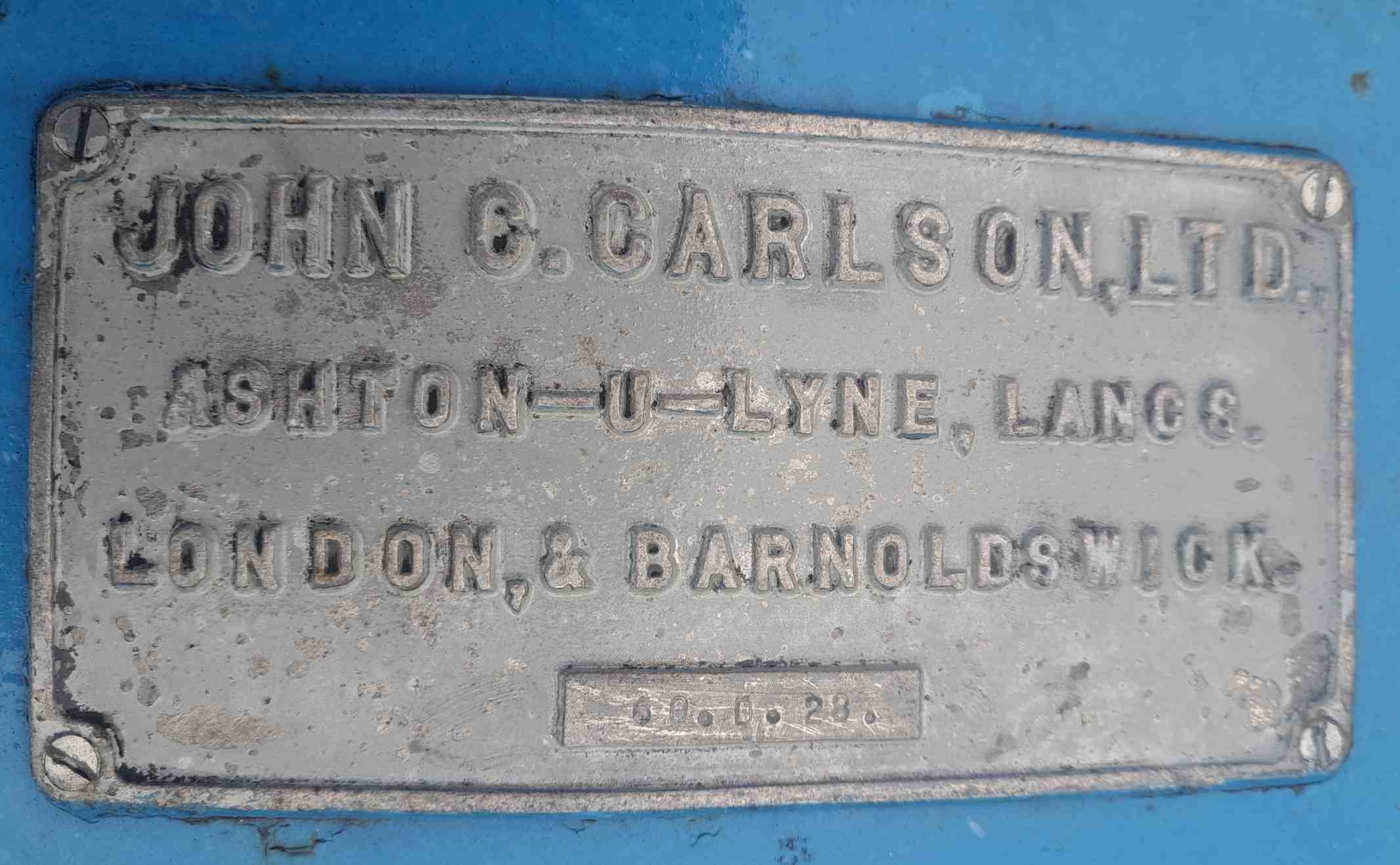 23" x 24" John John Carlson Ltd Ltd, Plate & Frame Filter, Stainless Steel, 1/2" thick, (18) plates, (17) - Image 8