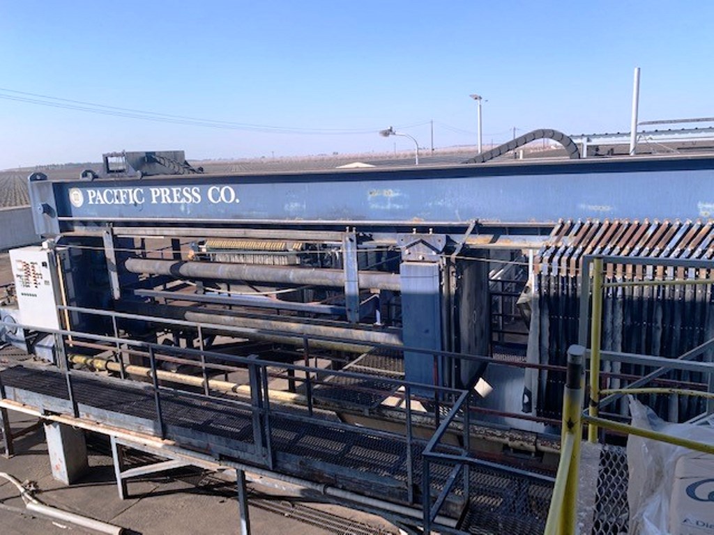 59" Pacific Filter Filter #1500N232B-130/260BRACBS, Plate Filter Press, (67) 3" thick plates, 1" recess, 5400 - Image 4