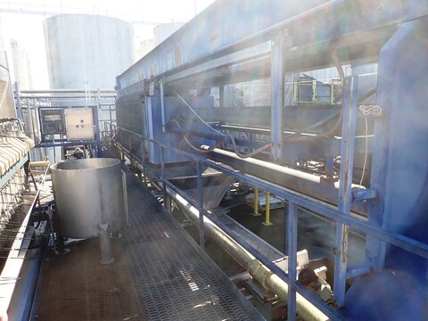 59" Pacific Filter Filter #1500N232B-130/260BRACBS, Plate Filter Press, (67) 3" thick plates, 1" recess, 5400 - Image 6