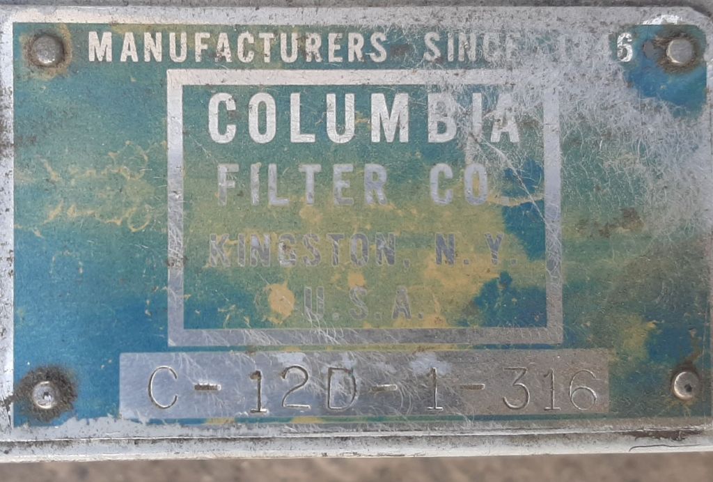 Columbia #C-12-D-1-316, Pressure Leaf Filter, 13" diameter x 16" H Stainless Steel vertical tank, (10) 12" - Image 8