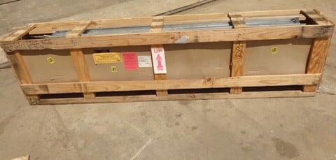 RAE #58SD15X72-6-1-W-F-R, Direct Steam Heat Exchanger, 400 psi, 39 coil weight, 72" L Copper tubes, 020 tube - Image 1