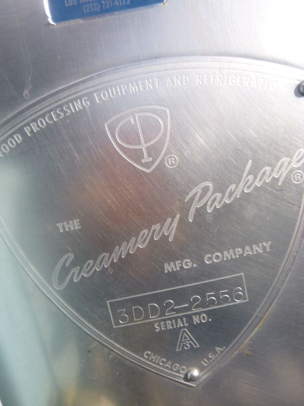 Crepaco #3DD2, 3-Piston Homogenizer, (3) 2-1/4" diameter Plungers, 1.5" diameter Inlet/outlet, 7.5 HP - Image 5