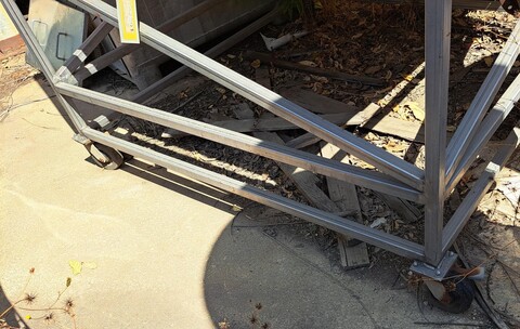 120 cu.ft. Bin Hopper, Stainless Steel, 69" x 69" hopper w/49" H slope bottom, 14" x 14" bottom side - Image 6