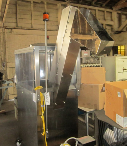 8 cu.ft. Envirw #M-10, Hopper, Stainless Steel, 23" x 33" x 22" deep, 6" width x 78" H incline conveyor, 2012 - Image 1