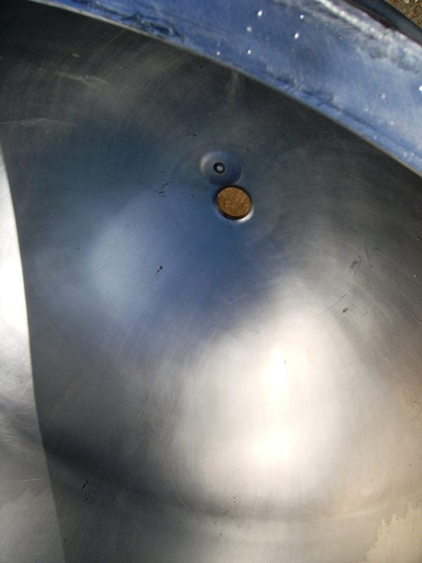 100 gallon Groen/Dover, Jacketed Kettle, 37" diameter x 32" deep, 2.5" center bottom outlet, 100 psi @ - Image 2