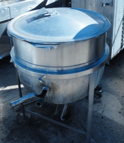 40 gallon Legion #MF-40 GAL, Jacketed Kettle, Stainless Steel, 26" diameter x 22" deep, 40 psi @ 300°F, 1966 - Image 3