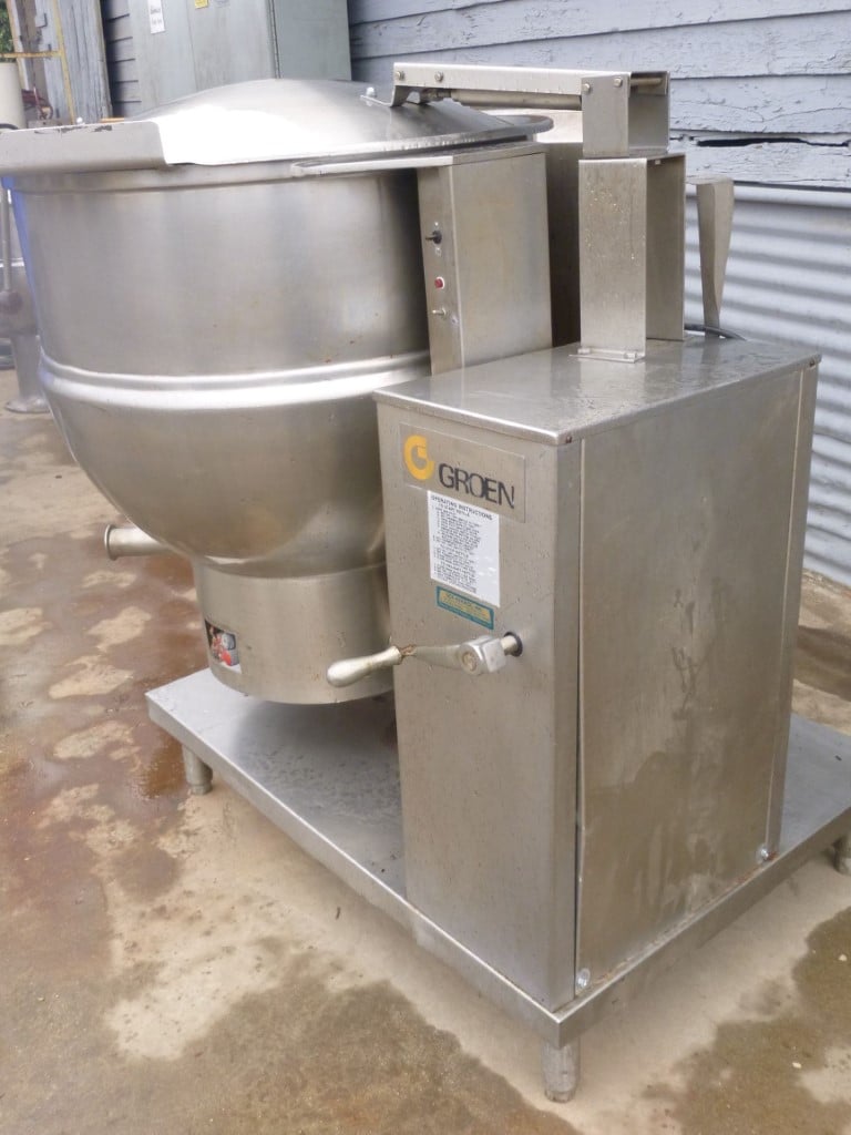 60 gallon Groen/Dover #DHT/1-60, Jacketed Tilting Kettle, Stainless Steel, 30" diameter x 25" H, 50 psi @ - Image 2