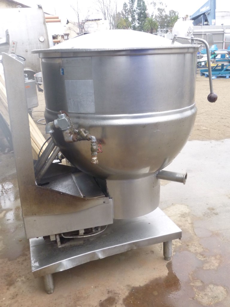 60 gallon Groen/Dover #DHT/1-60, Jacketed Tilting Kettle, Stainless Steel, 30" diameter x 25" H, 50 psi @ - Image 3