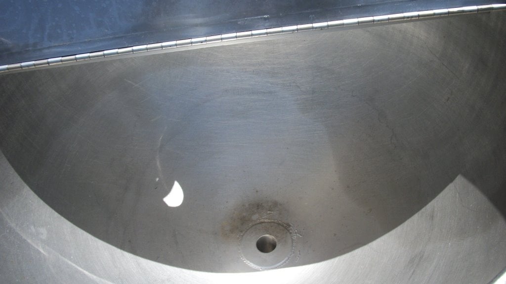 80 gallon Jacketed Kettle, Stainless Steel, 38" diameter x 21" deep Bowl, 2" center bottom discharge, (3) - Image 2