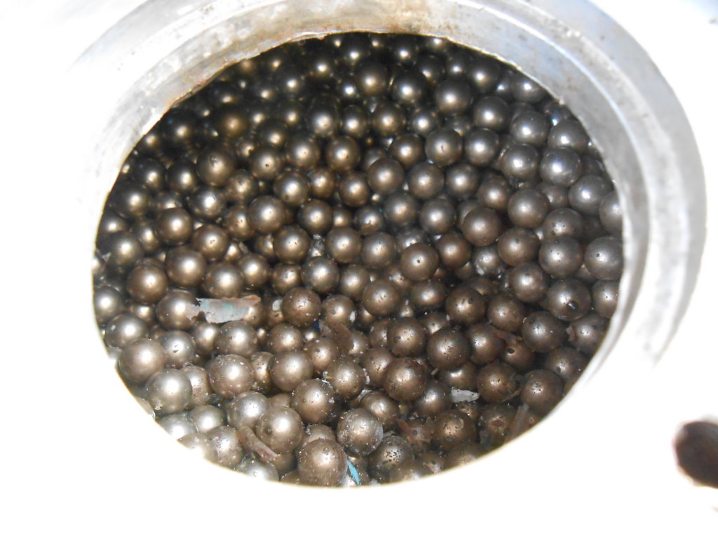 Union Process #Q2, Attritor Mill, 9" diameter x 10.5" deep jacketed mixing can, 2" side bottom outlet, 10 - Image 10