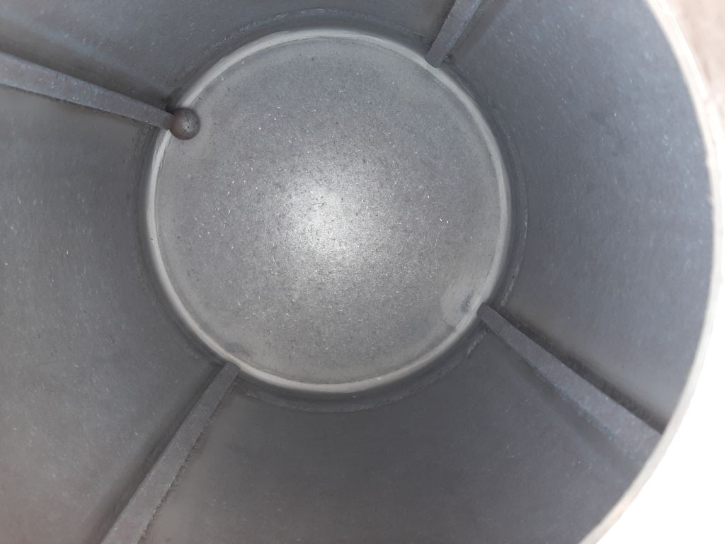 U.S. Stoneware #Size-2, Grinding Jars, Stainless Steel, 2.3 gallon capacity, 10-1/4" diameter x 7-1/4" H Jar - Image 4