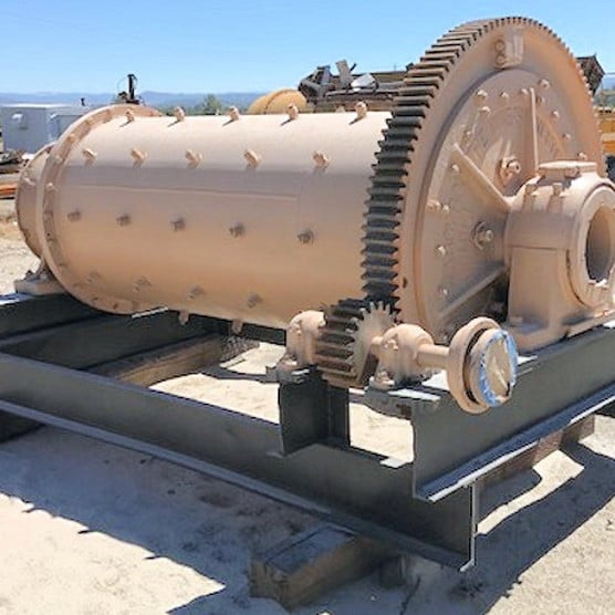 3' x 8' Marcy, Rod Mill, mounted on heavy-duty skid - Image 1