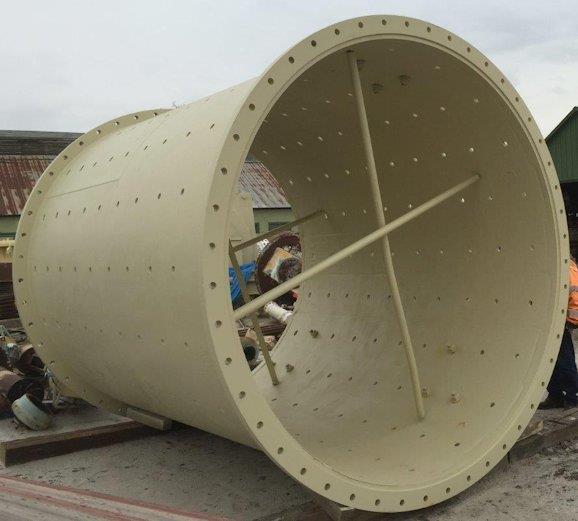 9.5' x 12' L Hardinge-Koppers, Rod Mill,, 450 HP - Image 1