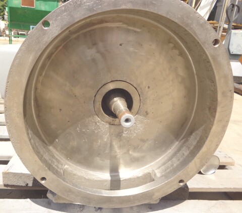 Stone Mill, Stainless Steel, 13.5 diameter x 3" deep Chamber, 2" inlet, 7.5" x 1.5" discharge, 25 HP, 3540 - Image 4