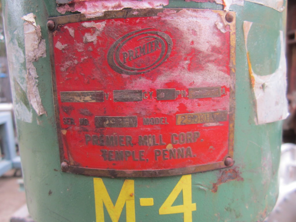 Premier #2500-HV, High Speed Dispersion Mixer, Stainless Steel Shaft & blade, 1 HP, 3450 RPM, 230/460 V - Image 4